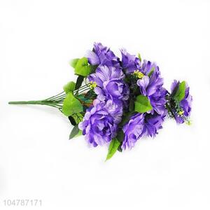 A Bunch of Purple Color Flower Beautiful Welcome Rose Artificial Flower