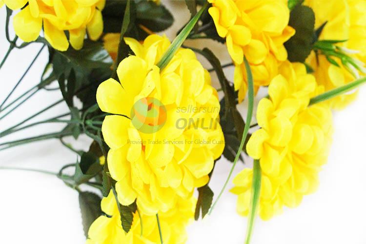 Artificial Little A Bunch of Yellow Color Flower for Home Decoration