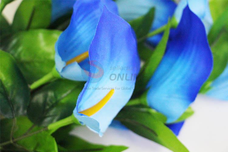 Artificial Blue Flower Artificial Cloth Flowers Party Wedding Decoration