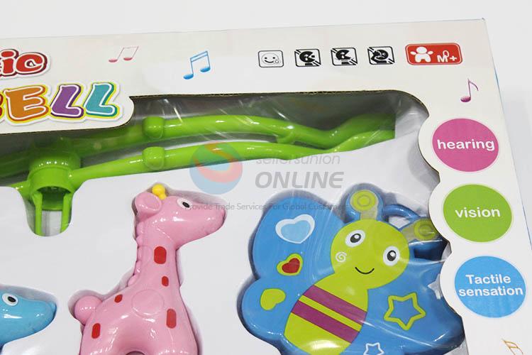 Premium quality giraffe shape music bed bell for infant