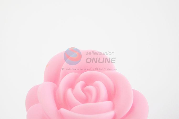 Rose Flower LED Light Night Pink Colors Romantic Candle Light