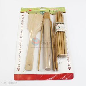 4Pcs/set Wooden Cooking Tools Drinking Kitchen Tools