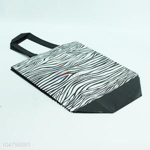 Zebra Pattern Nonwovens Shopping Bag