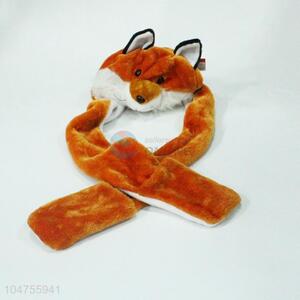 Factory Wholesale Cartoon Fox Design <em>Plush</em> Hat for Sale