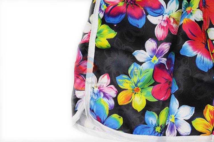 Fashion Style Floral Printed Beach Short Pants