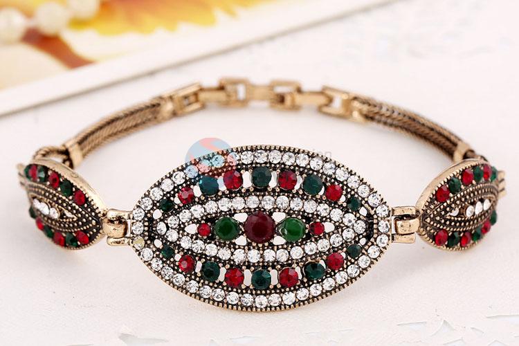 New arrival rhinestone alloy bracelet