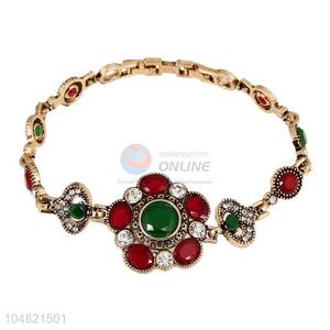 Most popular cheap rhinestone alloy bracelet