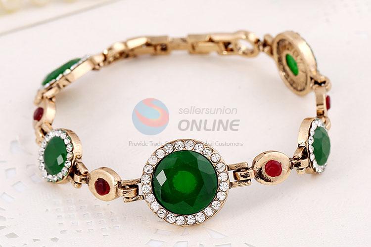 Top quality cheap rhinestone alloy bracelet