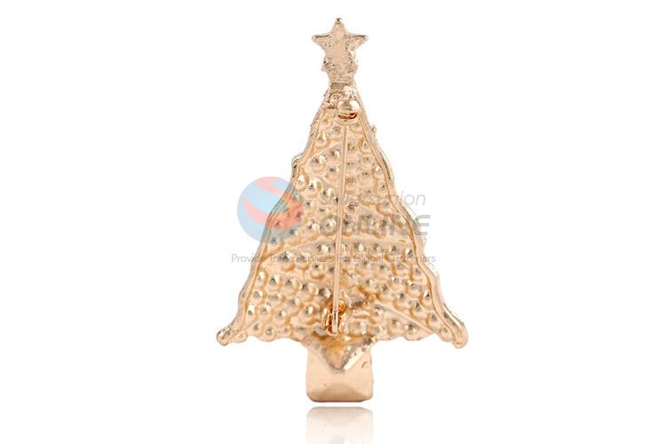 Made in China Christams tree shape alloy brooch