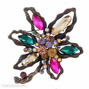 New arrival flower shape alloy brooch