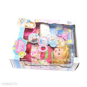 China OEM funny sweet doll set with sound