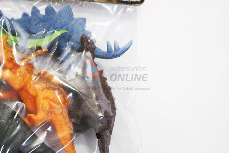 Top sale plastic dinosaur model toy 6pcs