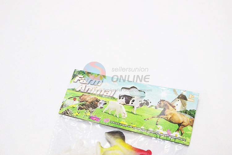 High sales plastic farm animals 12pcs