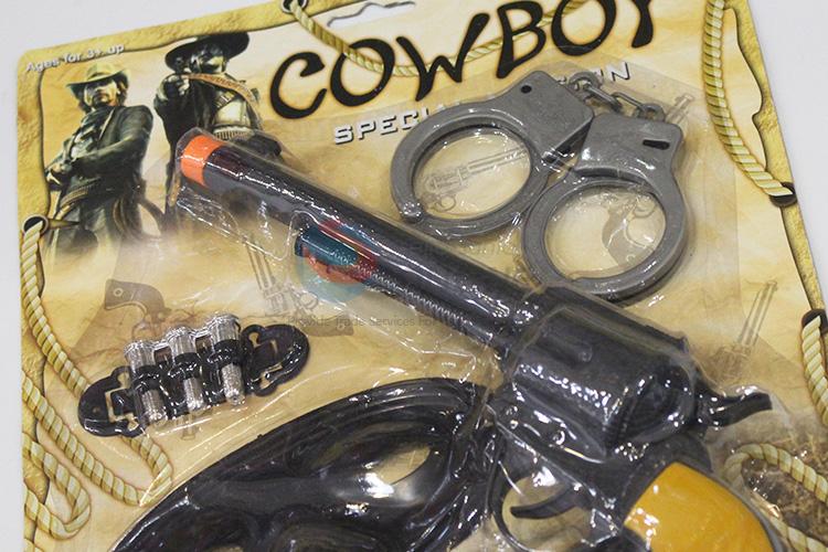 Super quality plastic cowboy play set