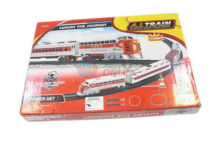 Top manufacturer kids electric train track toy