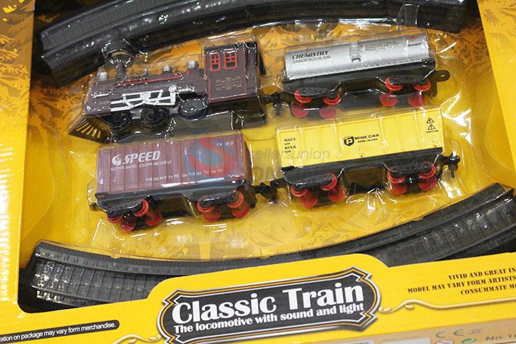 Nice fashion cheap kids electric train track toy