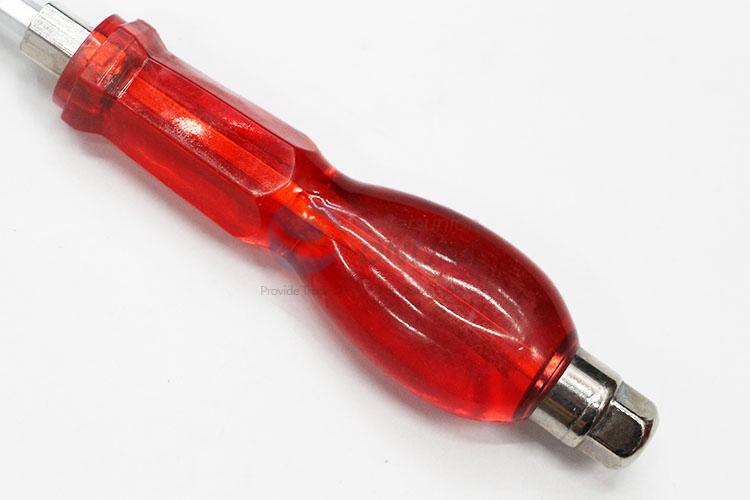 Plastic Handle Slottted Screwdriver with Protective Cover