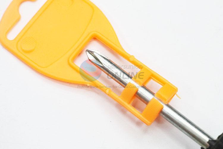 New Fashion Utility Tool Hand Tools Plastic Handle Steel Cross Screwdriver