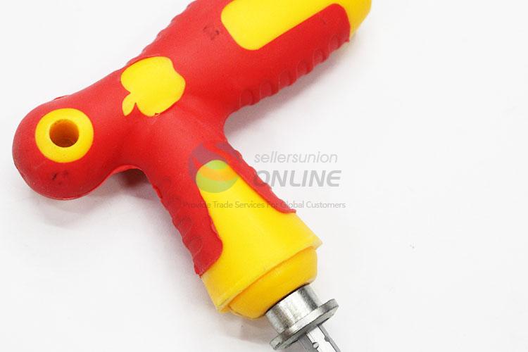 Plastic Handle Retractable Dual-purpose Screwdrivers with Protective Cover Repair Hand Tools