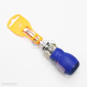 Plastic Handle Triple-purpose Screwdriver with Protective Cover Multi Function Repair Hand Tools
