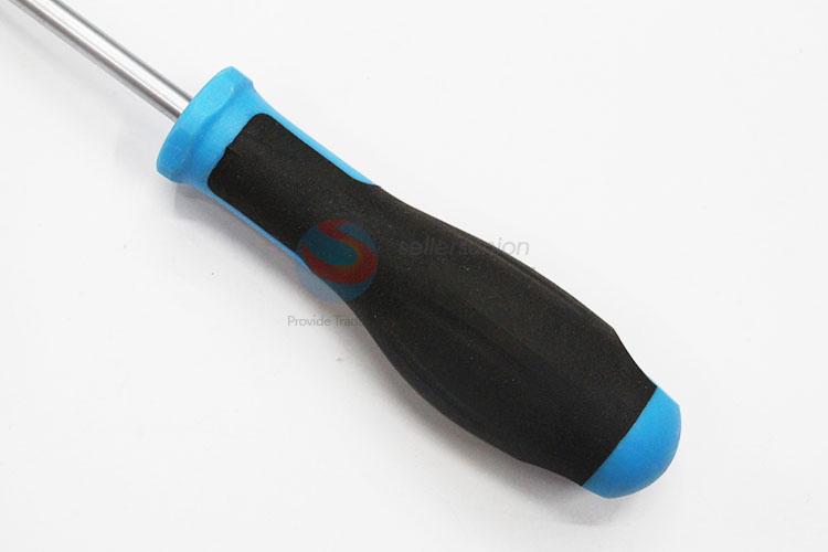 Fashion Style Plastic Handle Slottted Screwdriver with Protective Cover