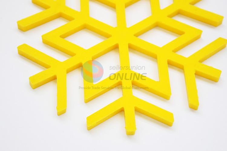 Wholesale silicone heat resistant snowflake placemat