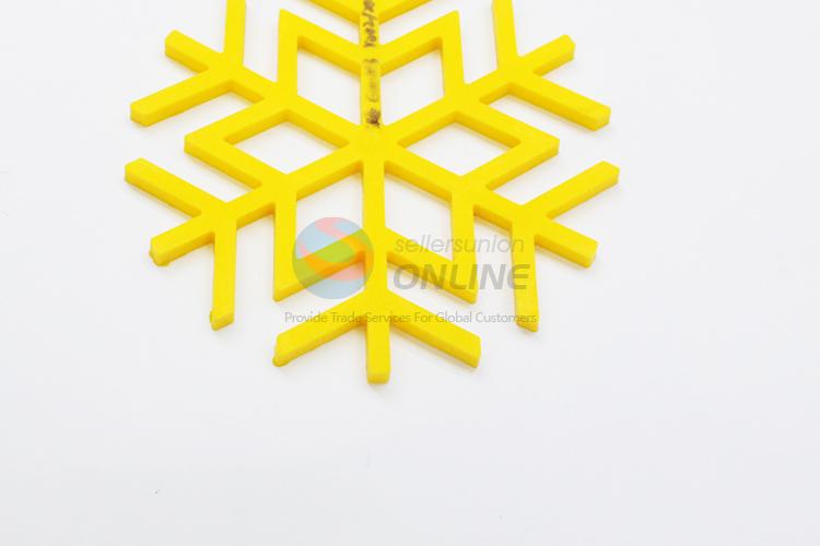 Wholesale silicone heat resistant snowflake placemat