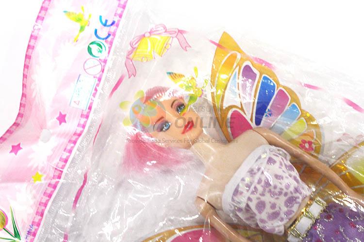 Low price plastic fairy butterfly doll