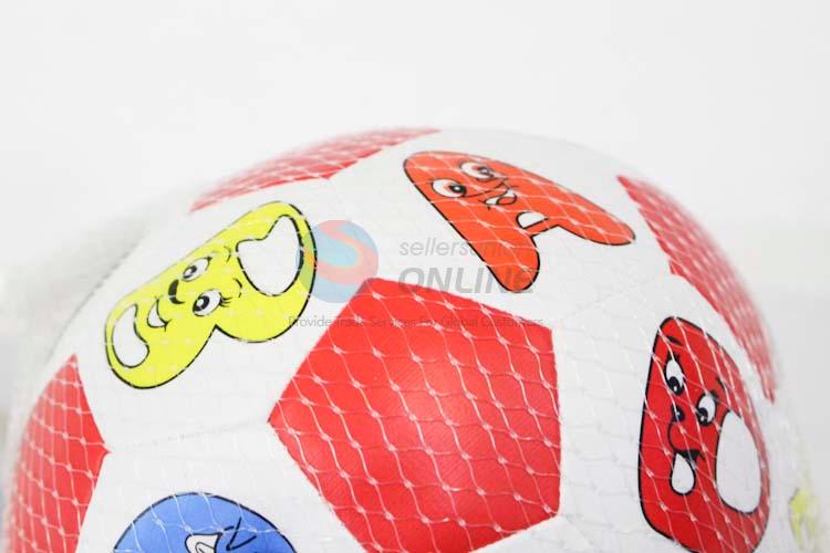 Fashion Style Cute 6 Cun Cartoon Letter Printed PU Children Football