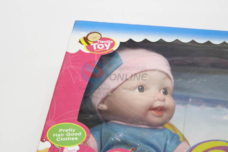 Promotional custom 2pcs 10 inches doll toy for girls