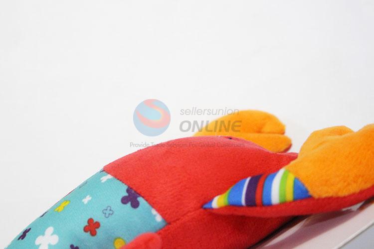 Best selling crayfish shape pull string musical plush toy