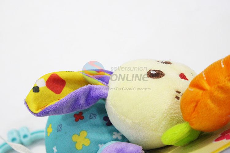 Most popular lovely rabbit plush toy with ring