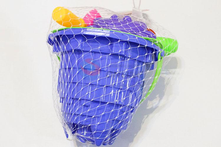 Promotional Wholesale 7pcs Cartoor Funny Beach Barrel Toy Set