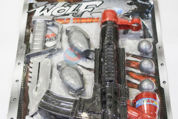 New Arrival Supply Toy Gun with Sucker Bullets and Bowling Set