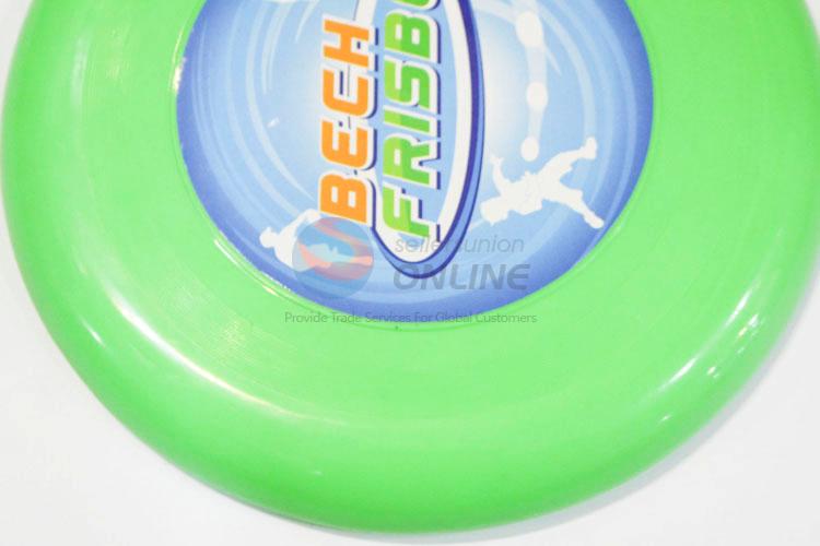 Factory Hot Sell Green Color Plastic Flying Disc for Children