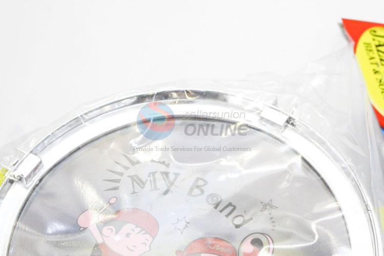 Cheap Price 8 Cun Plastic Simulation Electroplating Drum Toys for Kids