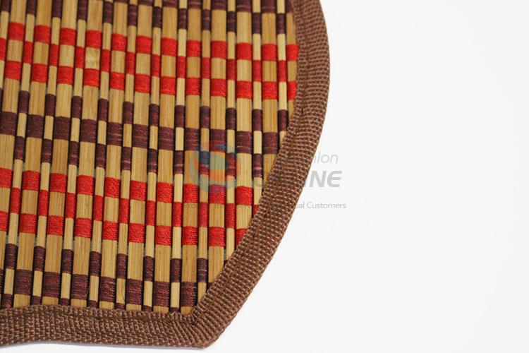 New Fashion Apple Shaped Bamboo Weaving Material Kitchen Placemat Table Mat for Sale