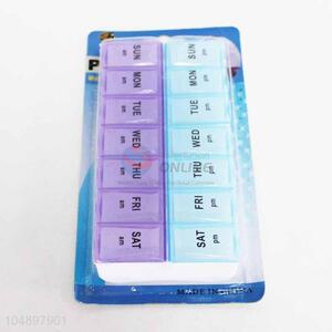 Safely pop-up 7case plastic pill box