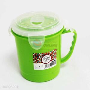 Hot sale fashion design plastic cup with cover band