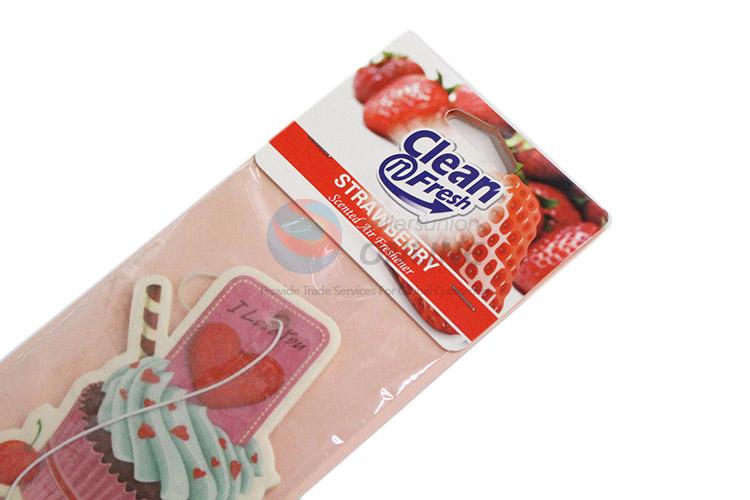 Latest Design Strawberry Scent Car Aroma Car Air Freshener