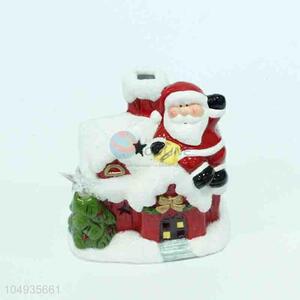 High Quality Christmas Porcelain Crafts with Light for Sale