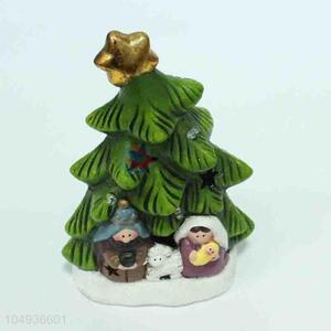 Factory High Quality Christmas Porcelain Crafts with Light for Sale