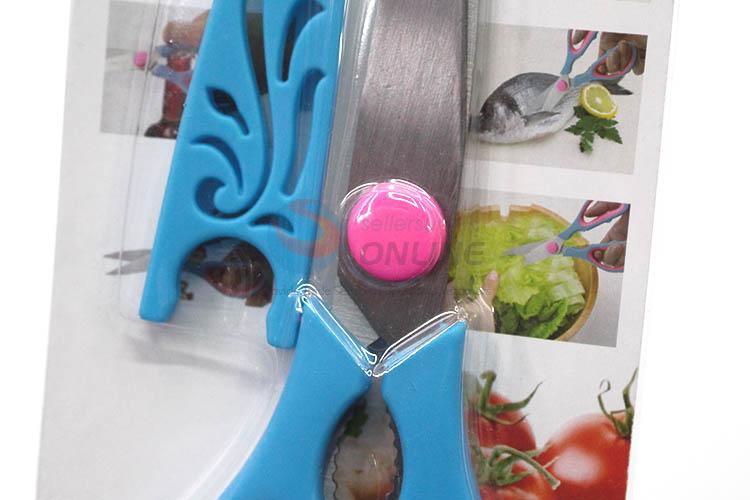 Wholesale low price stainless steel kitchen scissors