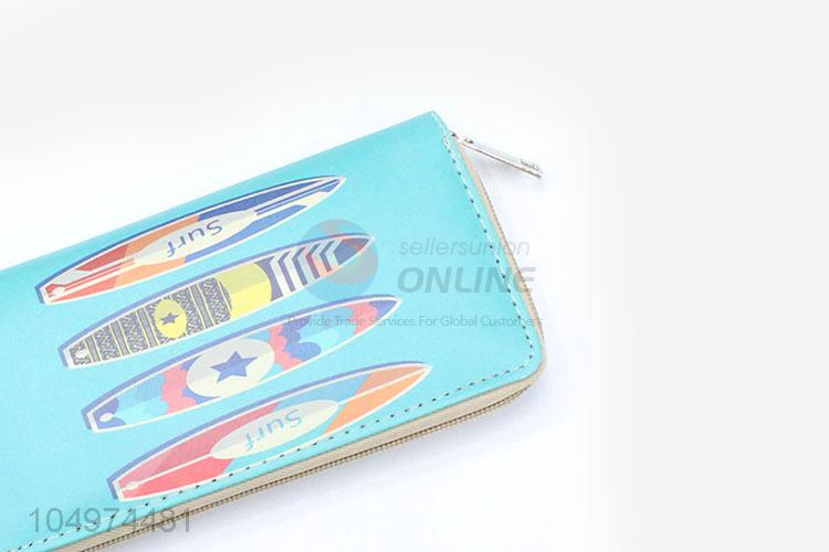 Hot Selling Large Capacity Split Canvas Card Holder Women Purse