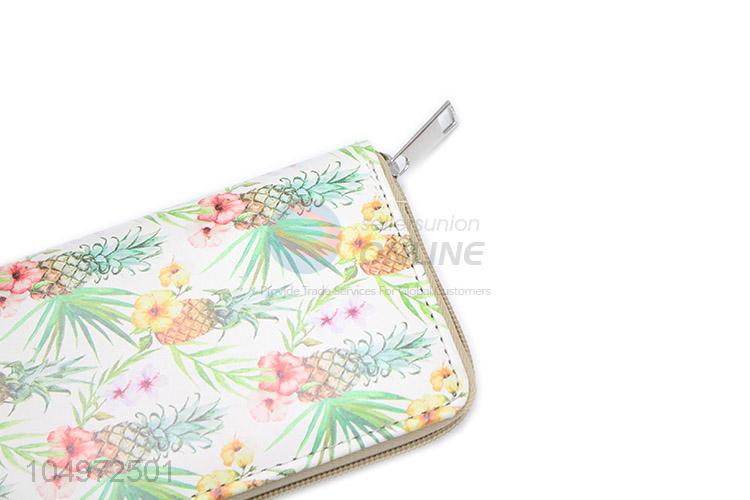 New Products Large Capacity Split Leather Card Holder Women Purse