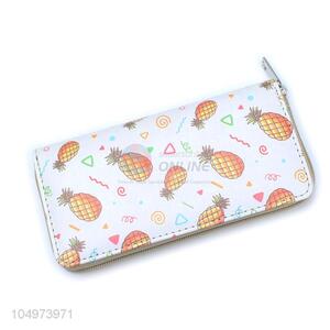 Factory Export Pineapple Pattern Photo Holders Women Purse Wallet Female Purse Wallets