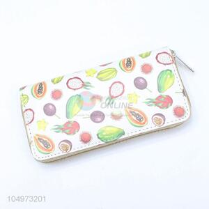 Cheap Promotional Fruit Pattern Fashion Clutch Bag Female Purse&Wallet