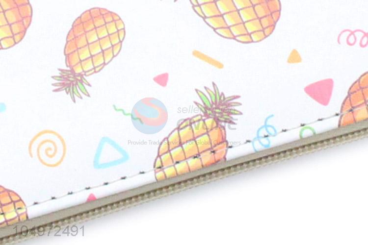 Factory Direct High Quality Pineapple Pattern Women Wallets Female Card Holder Long Lady Clutch