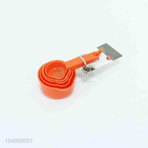 5pcs orange measuring spoon set