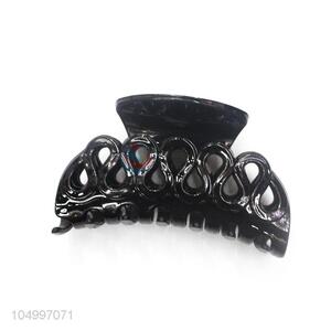 Chinese Factory Summer Jewelry Black Thick Hair Claw Plastic Large Hair Claw